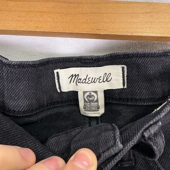 Madewell Black The 10" High Rise Skinny Jeans 27P - Picture 6 of 12